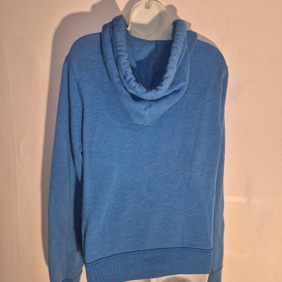 HOLLISTER of California hooded sweatshirt, zippered front, blue & white. MED. - Picture 11 of 14